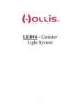 LED16 Canister Light Owner`s Guide - 12-4055-r01