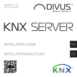 Installationsanleitung KNX SERVER