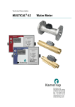 KAMSTRUP Multical 62 Manual - Smart Building Services Pty Ltd