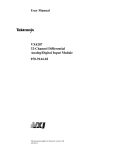 User Manual VX4287 32-Channel Differential Analog/Digital Input