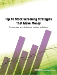 Top 10 Stock Screening Strategies That Make