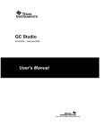 GC Studio User`s Manual