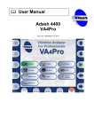 Adash 4400 VA4Pro fflfflfflffl User Manual