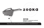 the Zooka zs740 manual