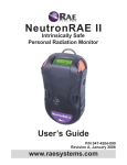 RAE Systems - NeutronRAE II manual (Rev. A, January 2006)