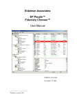 Eidelman Associates EP People™ Fiduciary Chooser™ User Manual