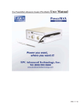 The PowerMAX Ultrasonic Scaler (PM 25&30) User Manual