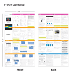 [PTV430] User Manual [DRAFT 03] 20101118