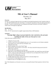 ML-6 User`s Manual - Unified Microsystems