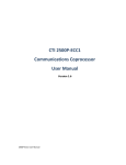 CTI 2500P-ECC1 User Manual