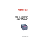 MS-9 Laser Scanner User Manual