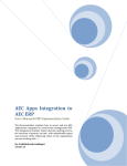 AEC Apps Integration to AEC ERP & User Manual