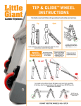 Little Giant Tip & Glide Wheels Accessory User Manual