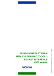 Nokia M2M Platform M2M System Protocol 2 Socket