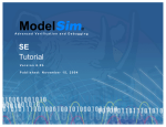 ModelSim SE Tutorial - Electrical and Computer Engineering