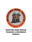 Inside Cover For Manual - The Mining Association of Manitoba