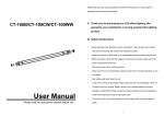 CT-100B/CT-100CW/CT