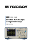 2530B, 2532B Digital Storage Oscilloscope User Manual