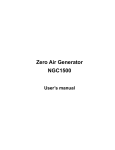 Zero air generator NGC1500