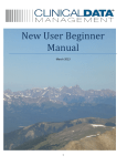 New User Beginner Manual