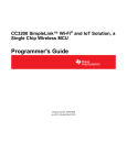 CC3200 Programmer`s Guide