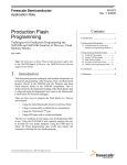 Production Flash Programming