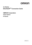 CJ Series EtherNet/IPTM Connection Guide Vision System FH Series