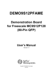 DEMO9S12PFAME User`s Manual