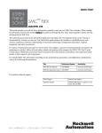 SMC Flex Quick Start - Rockwell Automation