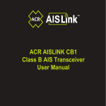ACR AISLINK CB1 Class B AIS Transceiver User Manual