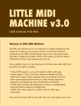 Welcome to Little MIDI Machine! USER MANUAL