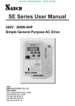 SE Series User Manual
