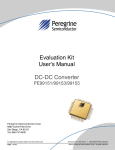 Evaluation Kit User`s Manual DC-DC Converter