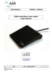 USB contactless card reader User manual