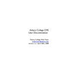 How to edit information on the Asbury University Website