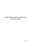 ICREALTIME Network Video Recorder Quick Start Guide