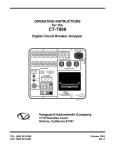 CT-7000 Operating Instructions - Vanguard Instruments Company, Inc.