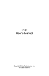 PPP User`s Manual - Klos Technologies, Inc
