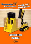 INSTRUCTION MANUAL - The Renovator Products