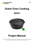 Dutch Oven Cooking Unit 1 Project Manual