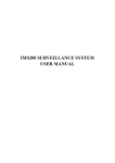 IMS200 SURVEILLANCE SYSTEM USER MANUAL