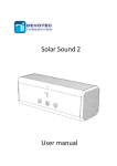 Solar Sound 2 User manual