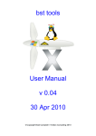 bst tools User Manual v 0.04 30 Apr 2010