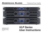 User Instructions VLP Series - Pdfstream.manualsonline.com