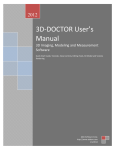 3D-DOCTOR User`s Manual