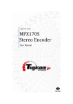 MPX170S Stereo Encoder