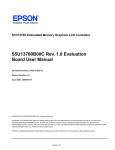 S5U13700B00C Rev. 1.0 Evaluation Board User Manual - Digi-Key