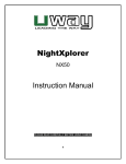 UWAY NX50 User Manual - UWAY Outdoors Canada