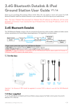2.4G Bluetooth Datalink & iPad Ground Station User Guide V1.14
