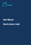 User Manual How to book a hotel